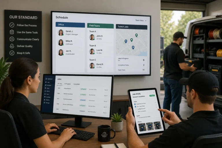 How to Standardize Contractor Operations Across Office and Field Teams