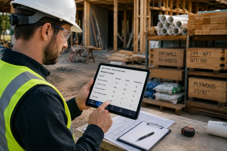 How Contractors Can Track Material Usage by Job
